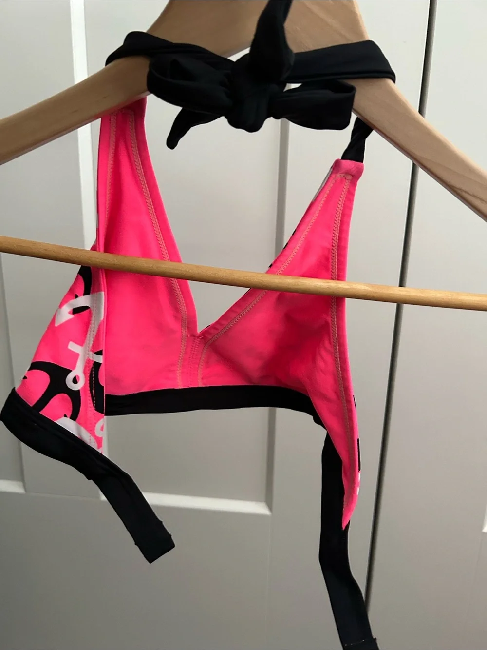 Justice Neon Pink Bikini Top and bottom